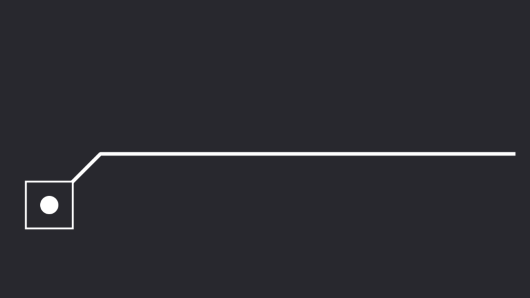 コールアウトシェイプ2本線