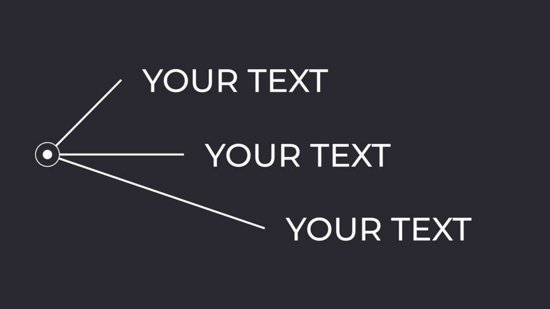 コールアウト１本線
