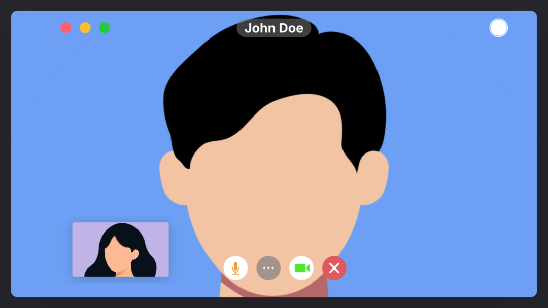 FaceTime風