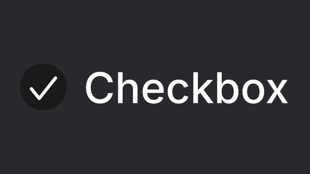 チェックボックステキスト_サークル
